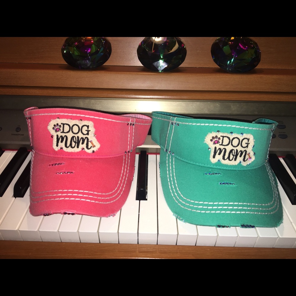 Dog Mom visors